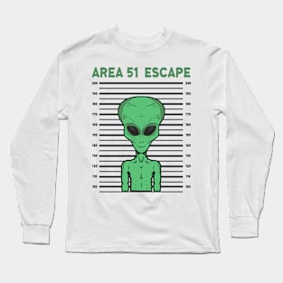 Area 51 Alien Escape Long Sleeve T-Shirt